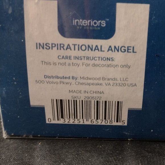 INSPIRATIONAL Praying Angel Figurine Clear Crystal - NEW NIB Ornament - Picture 2 of 4